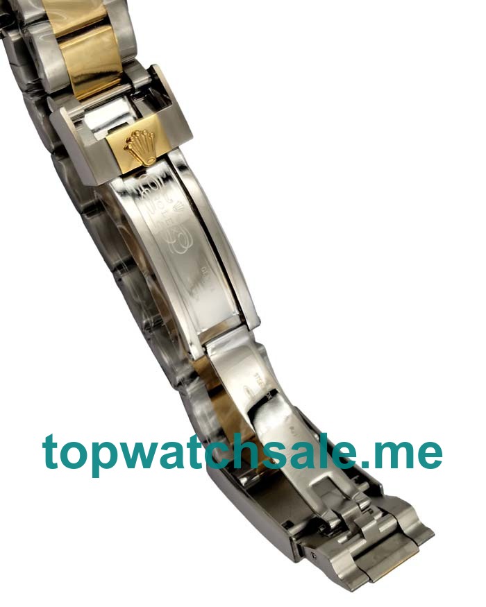 Replica Rolex Daytona 116523 UK - 40MM Steel & Gold Male Rolex Daytona Replica Watches - Blingwatches.co.uk