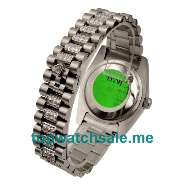 Replica Rolex Day-Date 118346 UK - 36MM Steel Male Rolex Day-Date Replica Watches - Blingwatches.co.uk