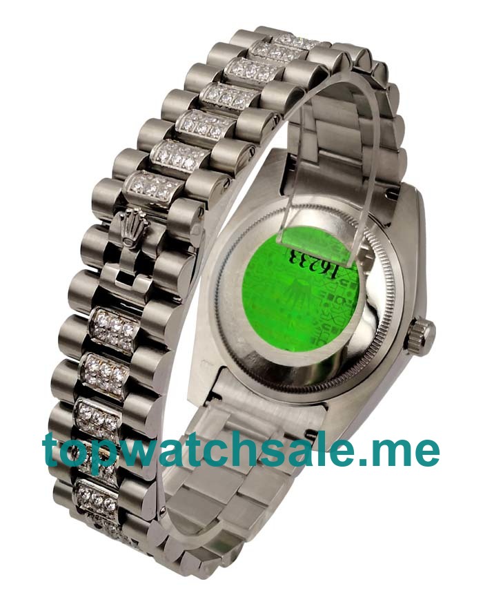 Replica Rolex Day-Date 118346 UK - 36MM Steel Male Rolex Day-Date Replica Watches - Blingwatches.co.uk