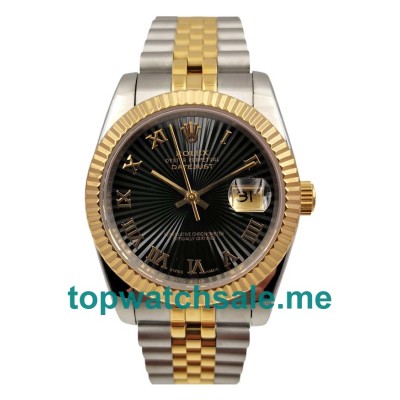 Replica Rolex Datejust 126233 UK - 36MM Steel & Gold Male Rolex Datejust Replica Watches - Blingwatches.co.uk