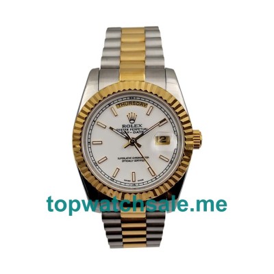 Replica Rolex Day-Date 118238 UK - 36MM Steel & Gold Male Rolex Day-Date 118238 Replica Watches - Blingwatches.co.uk