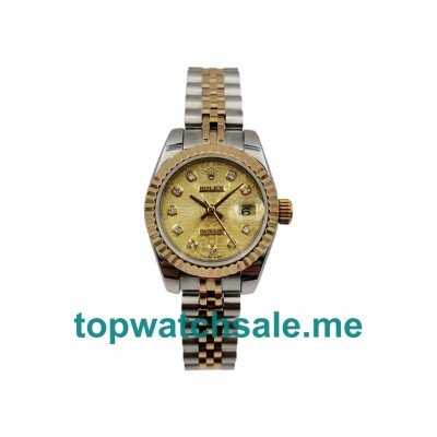 Replica Rolex Lady-Datejust 179173 UK - 26MM Steel & Gold Female Rolex Lady-Datejust Replica Watches - Blingwatches.co.uk