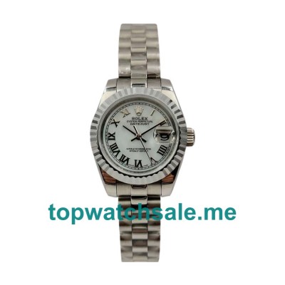 Replica Rolex Lady-Datejust 79174 UK - 26MM Steel Female Rolex Lady-Datejust Replica Watches - Blingwatches.co.uk