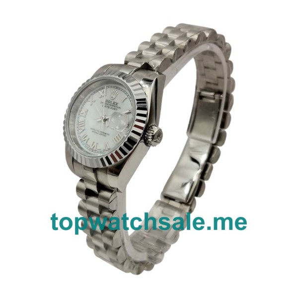 Replica Rolex Lady-Datejust 79174 UK - 26MM Steel Female Rolex Lady-Datejust Replica Watches - Blingwatches.co.uk