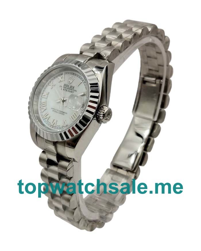 Replica Rolex Lady-Datejust 79174 UK - 26MM Steel Female Rolex Lady-Datejust Replica Watches - Blingwatches.co.uk