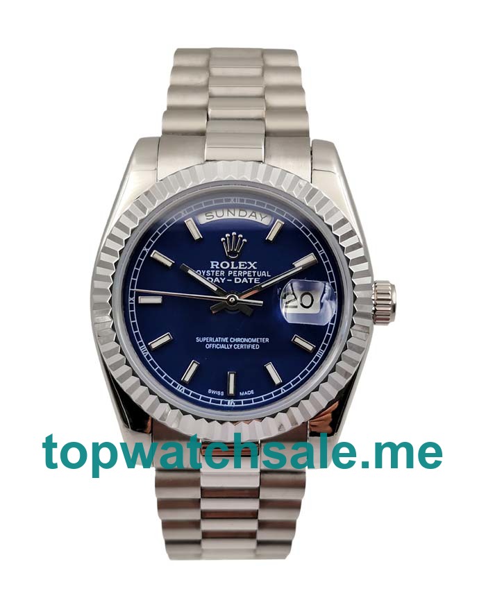 Replica Rolex Day-Date 118239 UK - 36MM Steel Male Rolex Day-Date Replica Watches - Blingwatches.co.uk