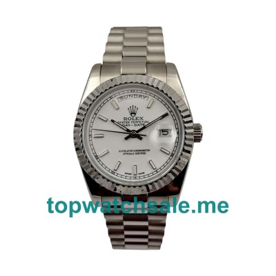 Replica Rolex Day-Date 118239 UK - 36MM Steel Male Rolex Day-Date Replica Watches - Blingwatches.co.uk