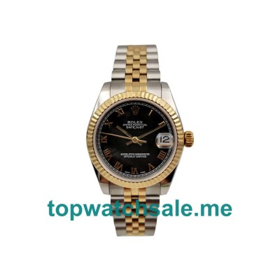 Replica Rolex Datejust 178273 UK - 31MM Steel & Gold Male Rolex Datejust Replica Watches - Blingwatches.co.uk