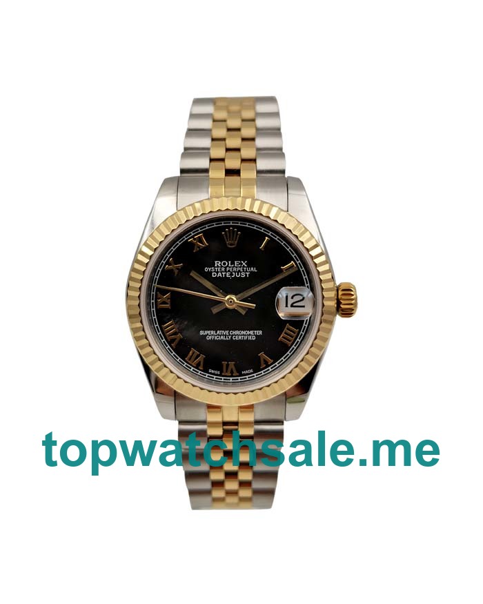 Replica Rolex Datejust 178273 UK - 31MM Steel & Gold Male Rolex Datejust Replica Watches - Blingwatches.co.uk