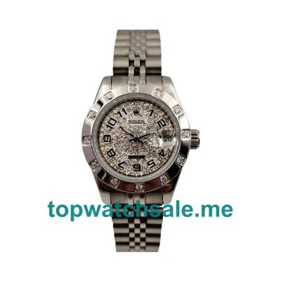 Replica Rolex Lady-Datejust 279135 UK- 28MM Steel Female Rolex Lady-Datejust 279135 Replica Watches - Blingwatches.co.uk