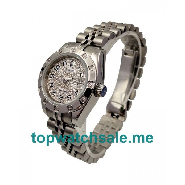 Replica Rolex Lady-Datejust 279135 UK- 28MM Steel Female Rolex Lady-Datejust 279135 Replica Watches - Blingwatches.co.uk