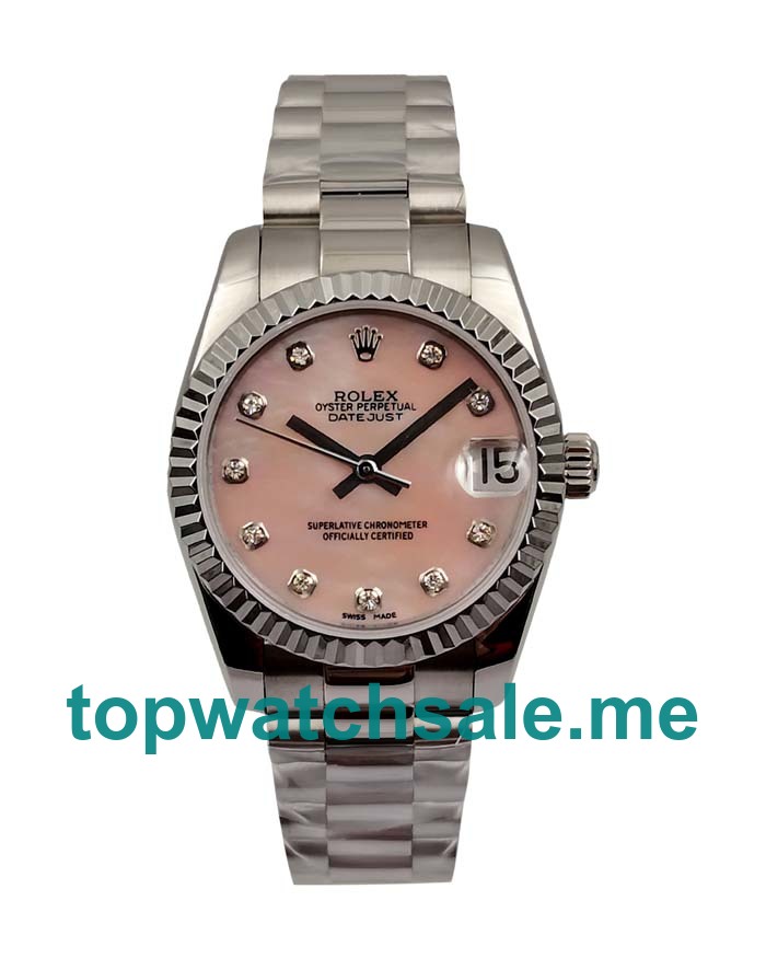 Replica Rolex Datejust 178274 UK - 31MM Steel All Rolex Datejust Replica Watches - Blingwatches.co.uk
