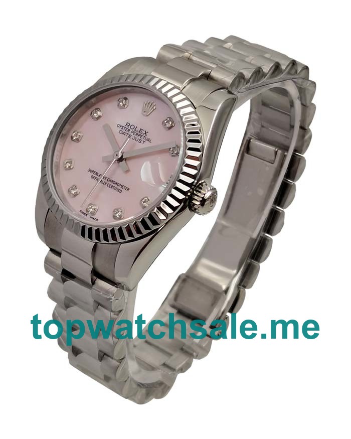 Replica Rolex Datejust 178274 UK - 31MM Steel All Rolex Datejust Replica Watches - Blingwatches.co.uk