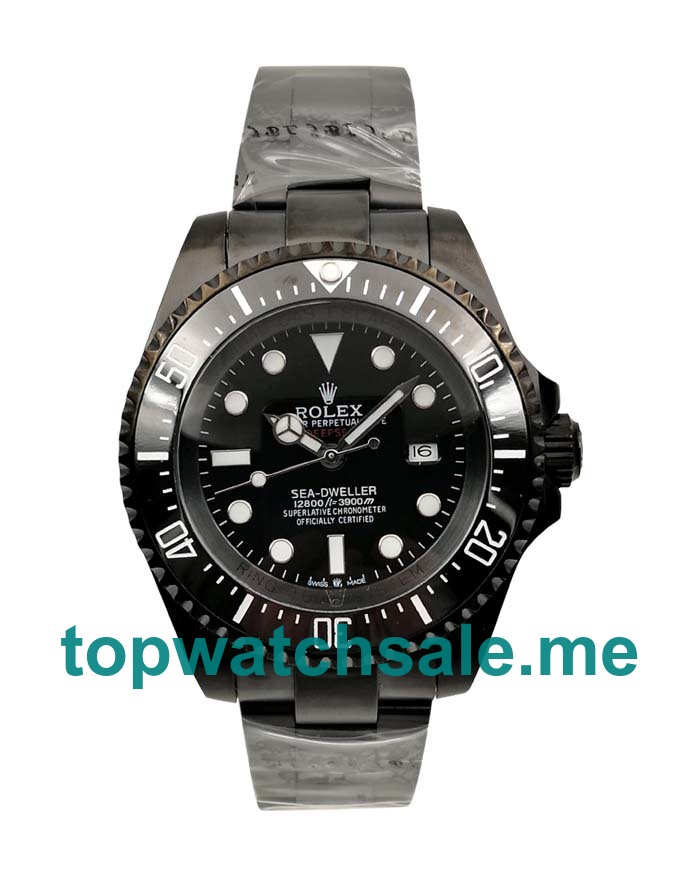 Replica Rolex Sea-Dweller Deepsea 116660 UK - 44MM Steel Male Rolex Sea-Dweller Deepsea Replica Watches - Blingwatches.co.uk