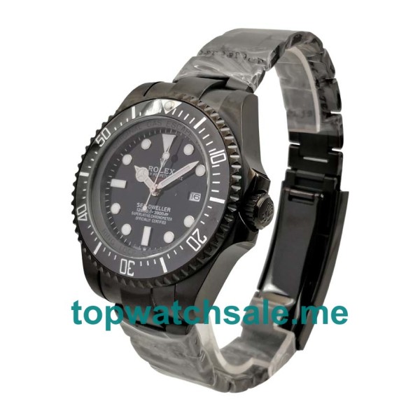 Replica Rolex Sea-Dweller Deepsea 116660 UK - 44MM Steel Male Rolex Sea-Dweller Deepsea Replica Watches - Blingwatches.co.uk