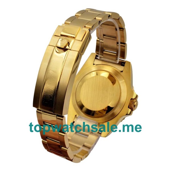 Replica Rolex GMT-Master II 116718 LN UK - 40MM Gold Male Rolex GMT-Master II Replica Watches - Blingwatches.co.uk