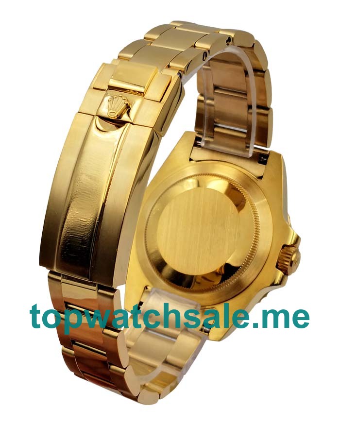 Replica Rolex GMT-Master II 116718 LN UK - 40MM Gold Male Rolex GMT-Master II Replica Watches - Blingwatches.co.uk