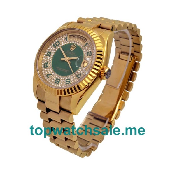 Replica Rolex Day-Date 118348 UK - 36MM Gold Male Rolex Day-Date Replica Watches - Blingwatches.co.uk