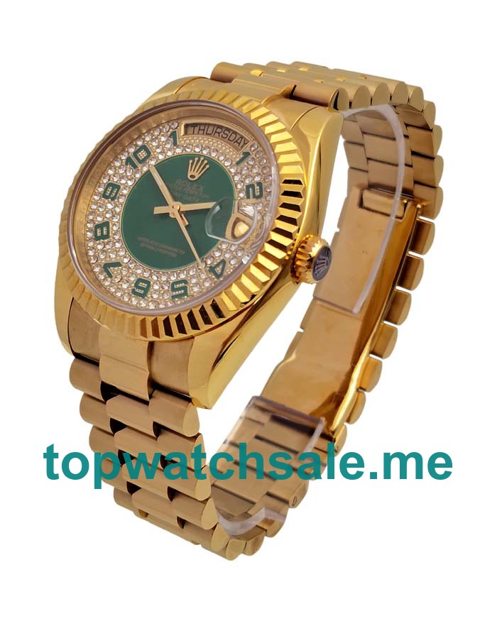 Replica Rolex Day-Date 118348 UK - 36MM Gold Male Rolex Day-Date Replica Watches - Blingwatches.co.uk