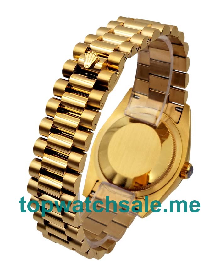 Replica Rolex Day-Date 118348 UK - 36MM Gold Male Rolex Day-Date Replica Watches - Blingwatches.co.uk