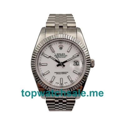 Replica Rolex Datejust 116334 UK - 41MM Steel Male Rolex Datejust Replica Watches - Blingwatches.co.uk