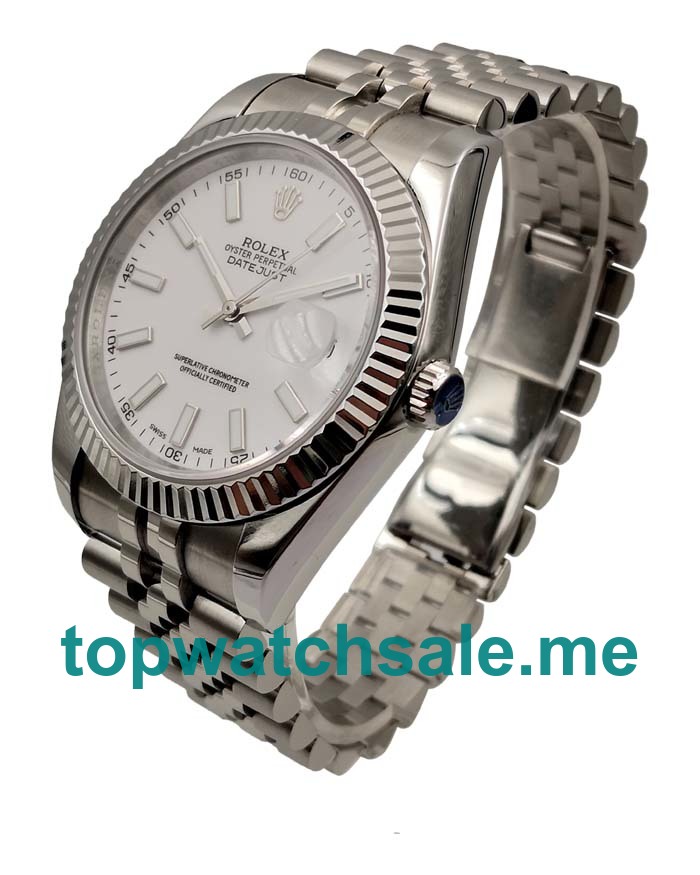 Replica Rolex Datejust 116334 UK - 41MM Steel Male Rolex Datejust Replica Watches - Blingwatches.co.uk
