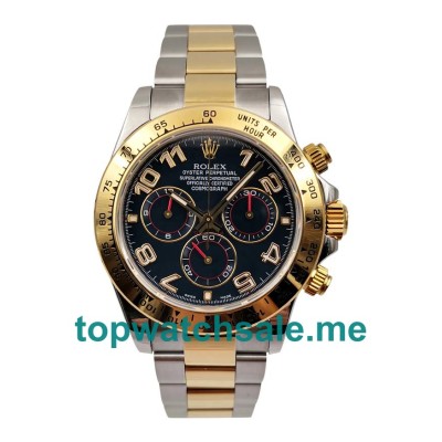 Replica Rolex Daytona 116503 UK - 40MM Steel & Gold Male Rolex Daytona Replica Watches - Blingwatches.co.uk