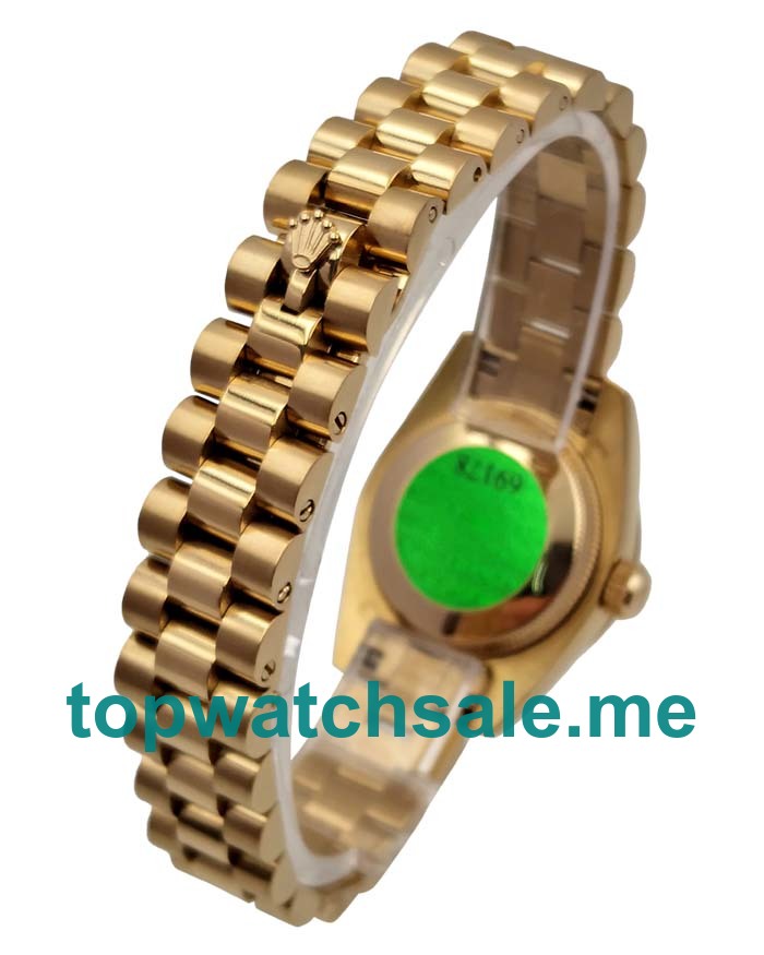 Replica Rolex Lady-Datejust 179178 UK - 26MM Gold Female Rolex Lady-Datejust Replica Watches - Blingwatches.co.uk