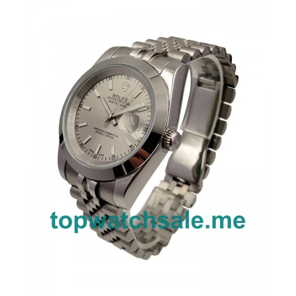 Replica Rolex Datejust 126300 UK- 39MM Steel Male Rolex Datejust Replica Watches - Blingwatches.co.uk