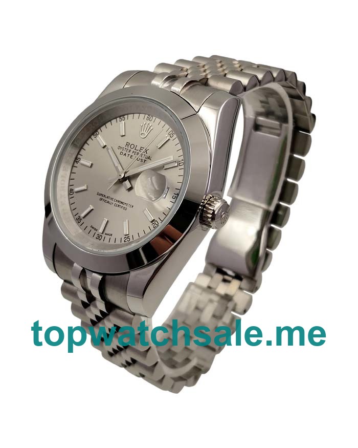 Replica Rolex Datejust 126300 UK- 39MM Steel Male Rolex Datejust Replica Watches - Blingwatches.co.uk