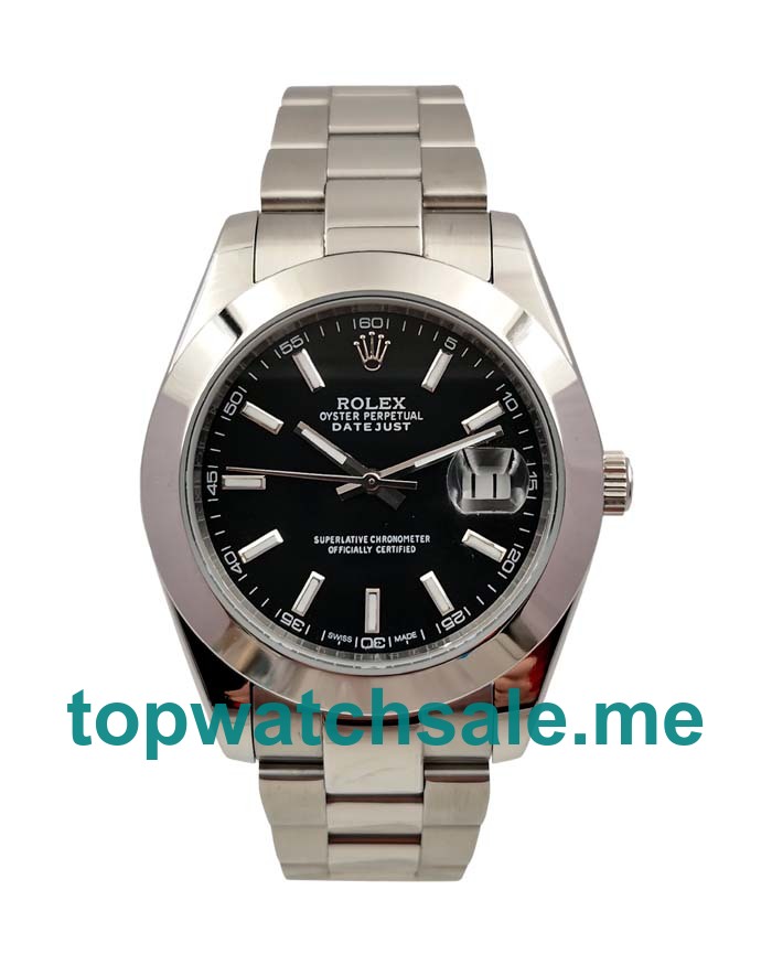 Replica Rolex Datejust 126300 UK- 41MM Steel Male Rolex Datejust Replica Watches - Blingwatches.co.uk