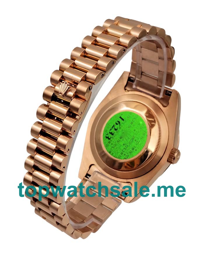 Replica Rolex Day-Date II 218235 UK - 41MM Rose Gold Male Rolex Day-Date II Replica Watches - Blingwatches.co.uk