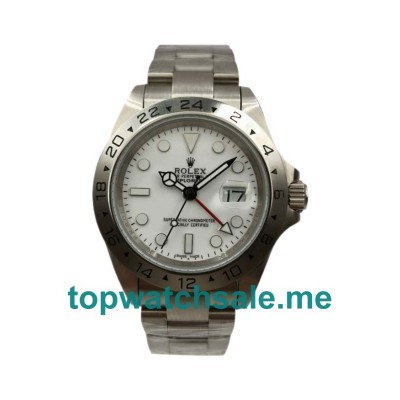 Replica Rolex Explorer II 16570 UK - 40MM Steel Male Rolex Explorer II Replica Watches - Blingwatches.co.uk