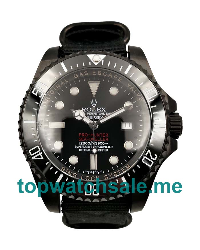 Replica Rolex Sea-Dweller Deepsea 116660 UK - 44MM Steel Male Rolex Sea-Dweller Deepsea Replica Watches - Blingwatches.co.uk