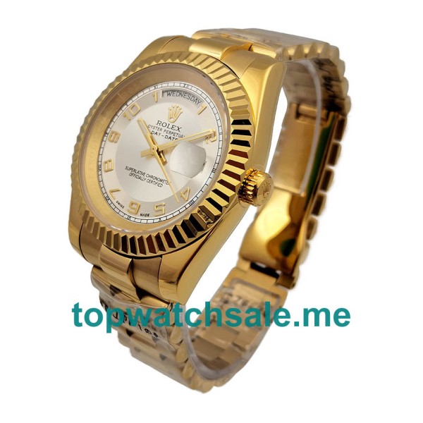 Replica Rolex Day-Date II 218238 UK - 41MM Gold Male Rolex Day-Date II Replica Watches - Blingwatches.co.uk