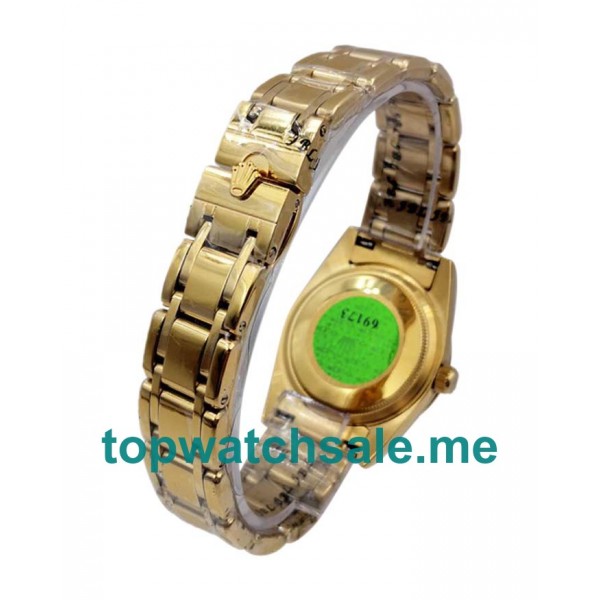 Replica Rolex Pearlmaster 81208 UK - 31MM Gold Female Rolex Pearlmaster Replica Watches - Blingwatches.co.uk