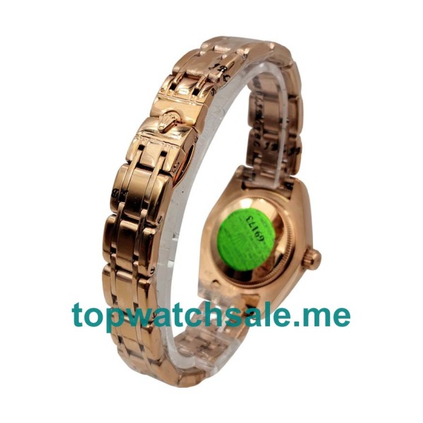 Replica Rolex Pearlmaster 80315 UK - 27MM Rose Gold Female Rolex Pearlmaster Replica Watches - Blingwatches.co.uk