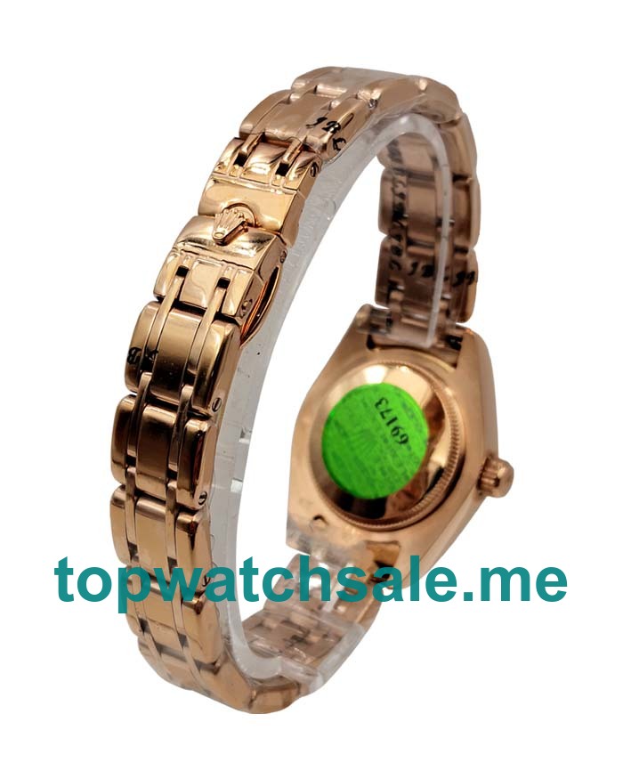 Replica Rolex Pearlmaster 80315 UK - 27MM Rose Gold Female Rolex Pearlmaster Replica Watches - Blingwatches.co.uk