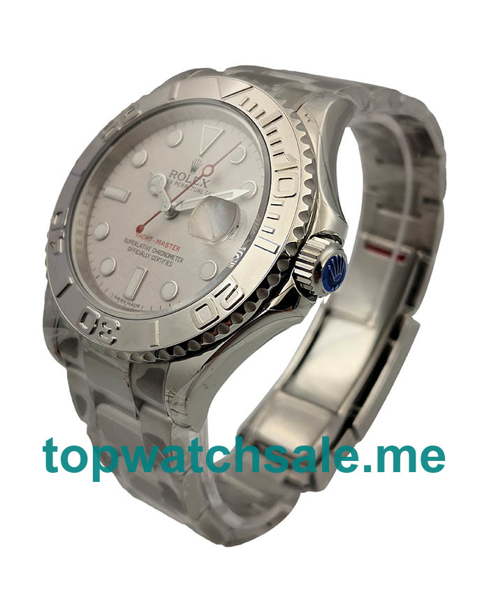 Replica Rolex Yacht-Master 116622 UK - 40MM Steel & Platinum Male Rolex Yacht-Master Replica Watches - Blingwatches.co.uk