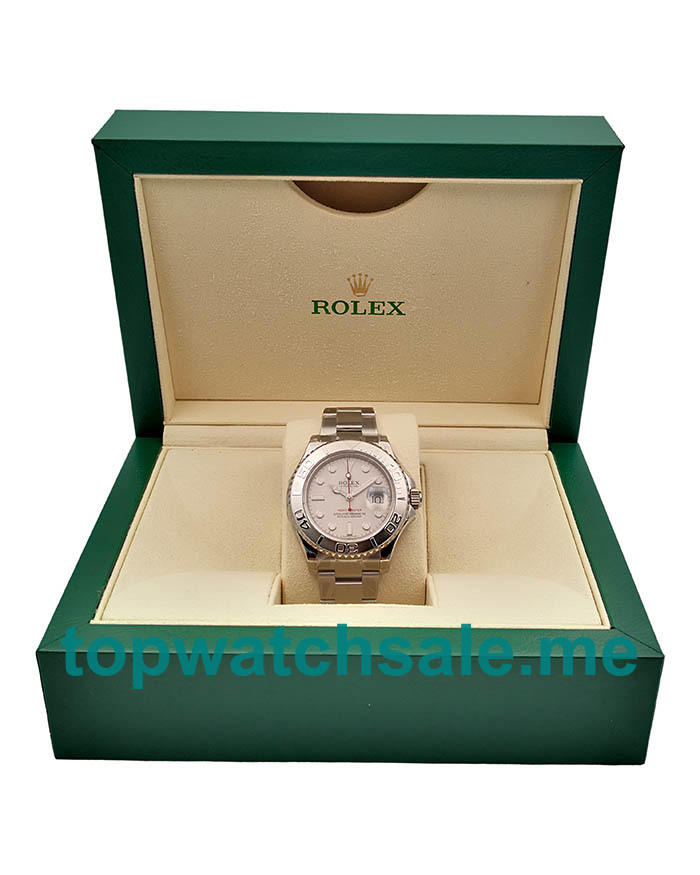 Replica Rolex Yacht-Master 116622 UK - 40MM Steel & Platinum Male Rolex Yacht-Master Replica Watches - Blingwatches.co.uk