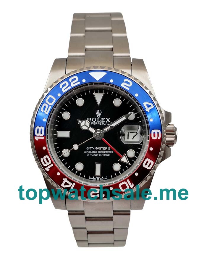 Replica Rolex GMT-Master II 1675 UK- 40MM Steel Male Rolex GMT-Master II Replica Watches - Blingwatches.co.uk