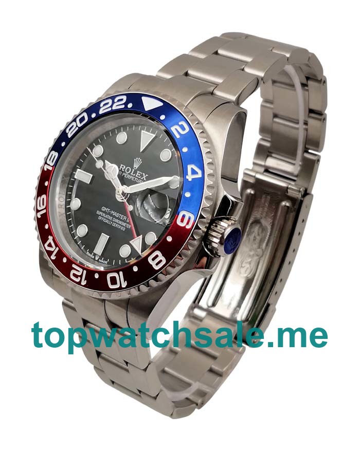 Replica Rolex GMT-Master II 1675 UK- 40MM Steel Male Rolex GMT-Master II Replica Watches - Blingwatches.co.uk