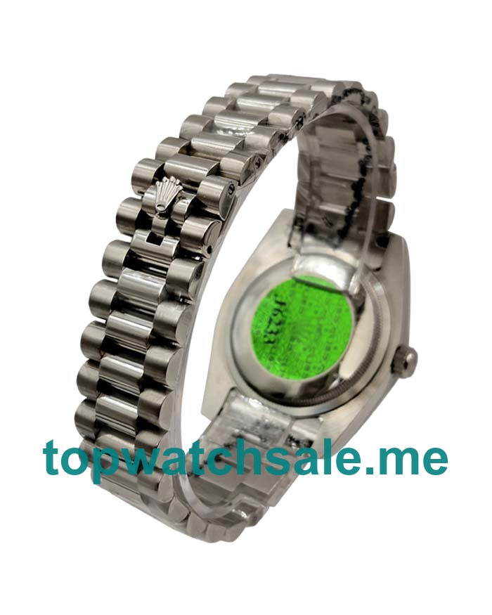 Replica Rolex Day-Date 118346 UK - 36MM Steel Male Rolex Day-Date Replica Watches - Blingwatches.co.uk