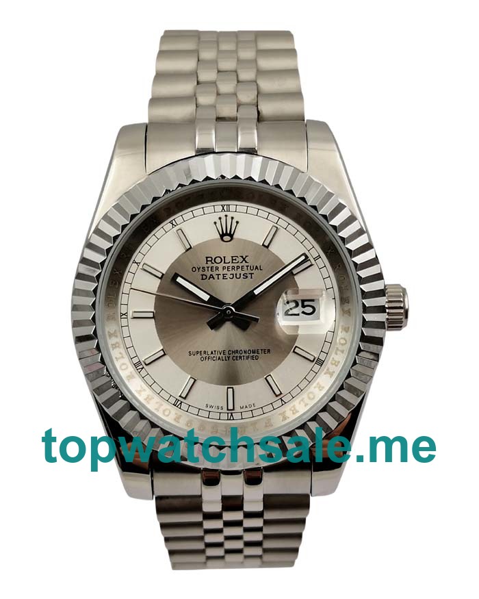 Replica Rolex Datejust 116234 UK - 40MM Steel Male Rolex Datejust Replica Watches - Blingwatches.co.uk