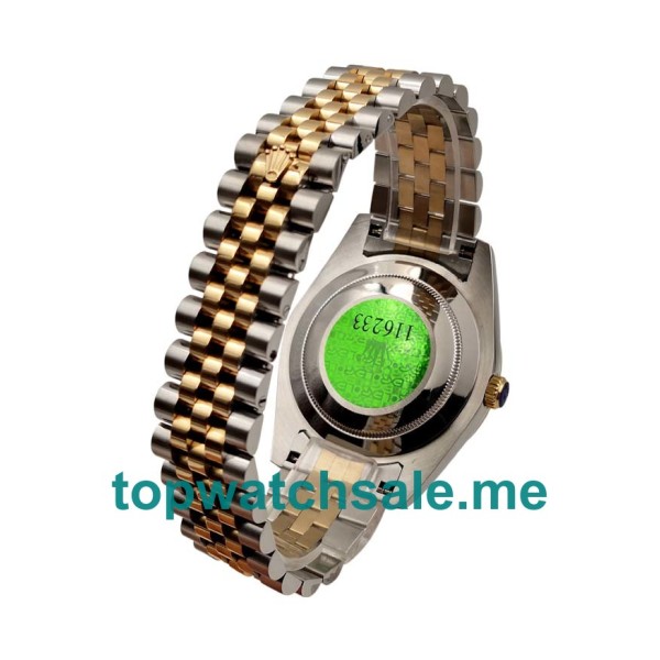 Replica Rolex Datejust 116233 UK - 41MM Steel & Gold Male Rolex Datejust Replica Watches - Blingwatches.co.uk
