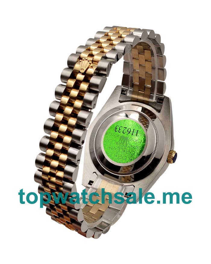Replica Rolex Datejust 116233 UK - 41MM Steel & Gold Male Rolex Datejust Replica Watches - Blingwatches.co.uk
