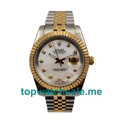 Replica Rolex Datejust 116233 UK - 41MM Steel & Gold Male Rolex Datejust Replica Watches - Blingwatches.co.uk