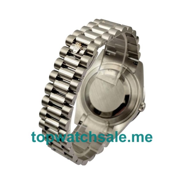 Replica Rolex Day-Date 118346 UK - 41MM Steel Male Rolex Day-Date Replica Watches - Blingwatches.co.uk