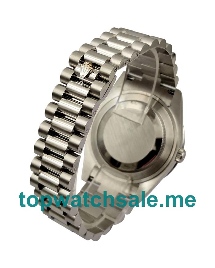 Replica Rolex Day-Date 118346 UK - 41MM Steel Male Rolex Day-Date Replica Watches - Blingwatches.co.uk