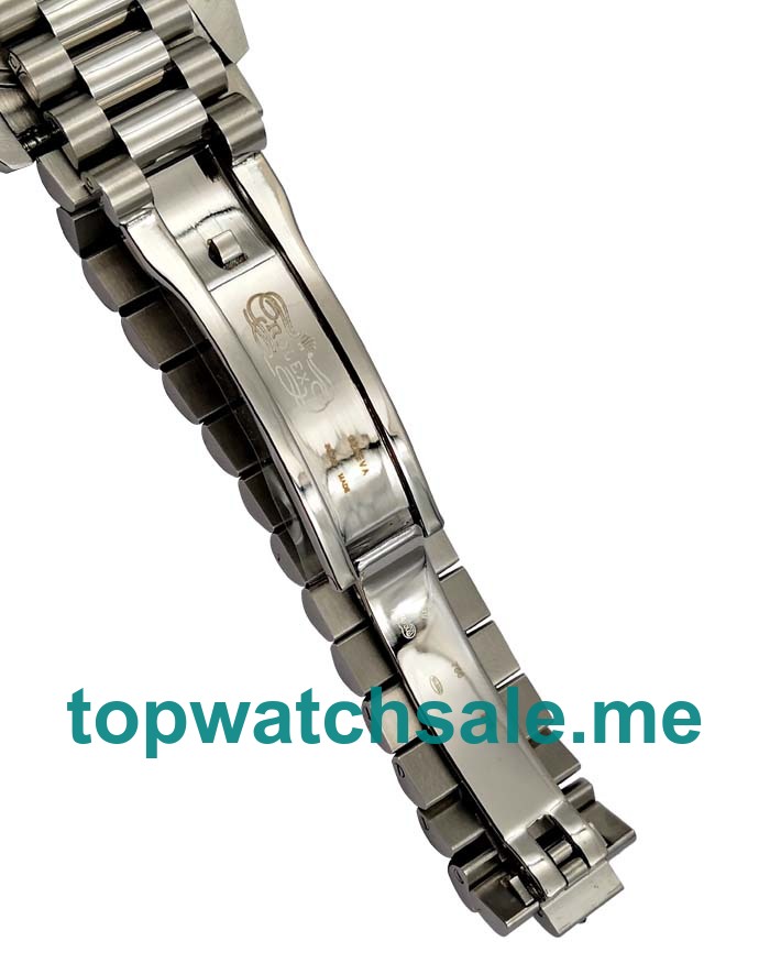 Replica Rolex Day-Date 118346 UK - 41MM Steel Male Rolex Day-Date Replica Watches - Blingwatches.co.uk